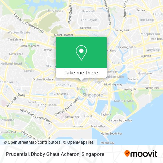 Prudential, Dhoby Ghaut Acheron map