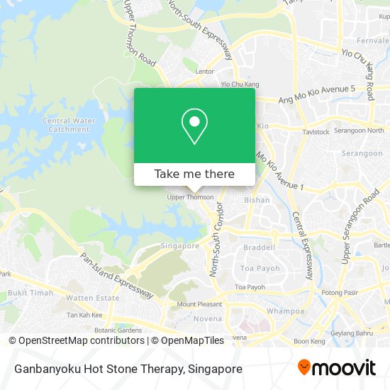 Ganbanyoku Hot Stone Therapy map