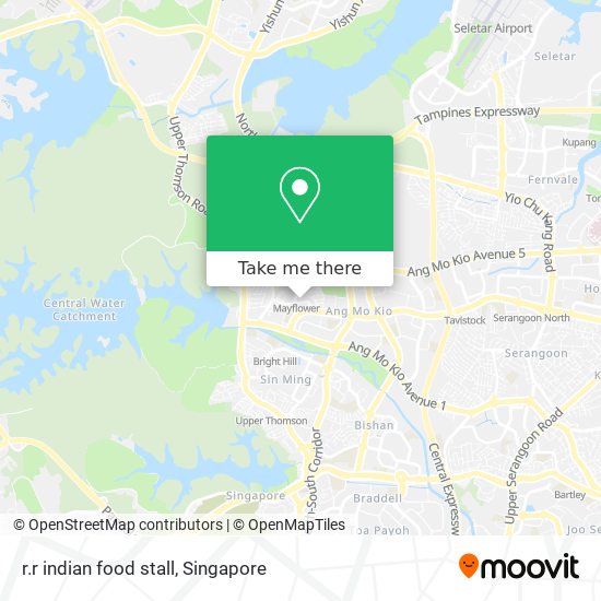 r.r indian food stall map