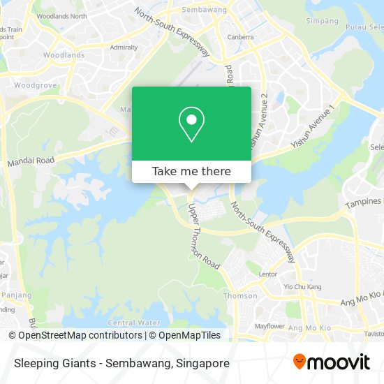 Sleeping Giants - Sembawang map