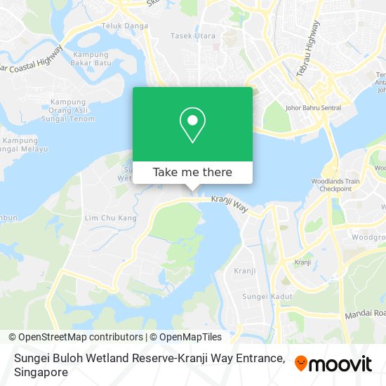 Sungei Buloh Wetland Reserve-Kranji Way Entrance map