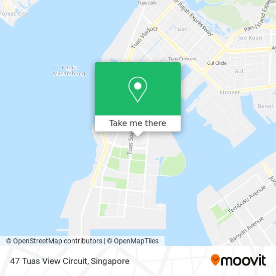 47 Tuas View Circuit map