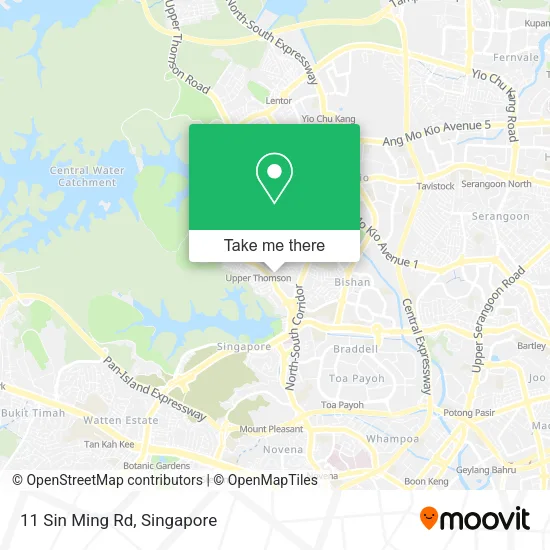 11 Sin Ming Rd地图