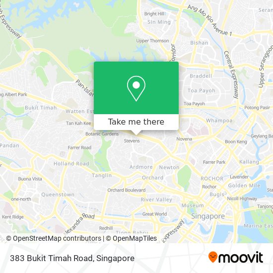 383 Bukit Timah Road地图