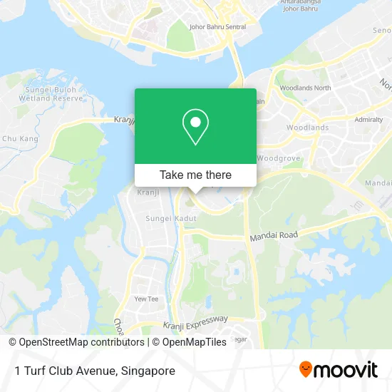 1 Turf Club Avenue map