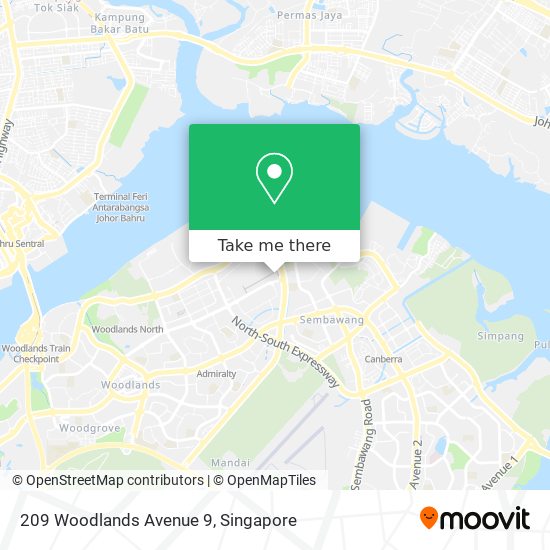 209 Woodlands Avenue 9 map