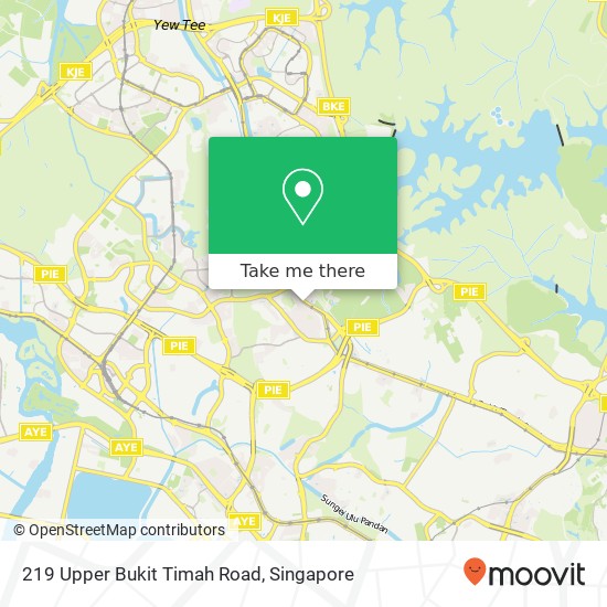 219 Upper Bukit Timah Road地图