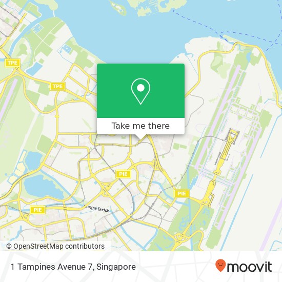 1 Tampines Avenue 7 map