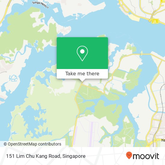 151 Lim Chu Kang Road地图