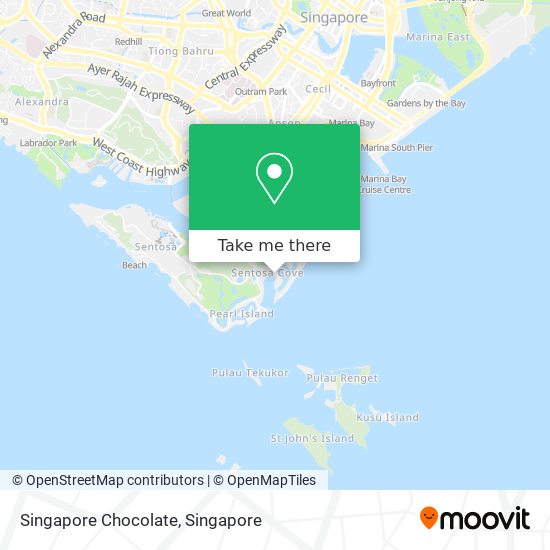 Singapore Chocolate map