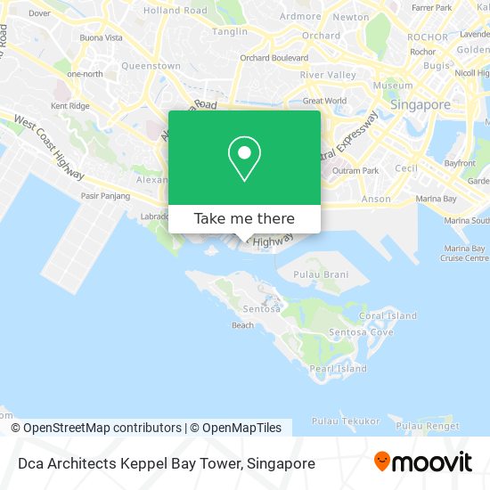 Dca Architects Keppel Bay Tower map