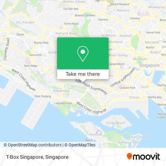 T-Box Singapore map