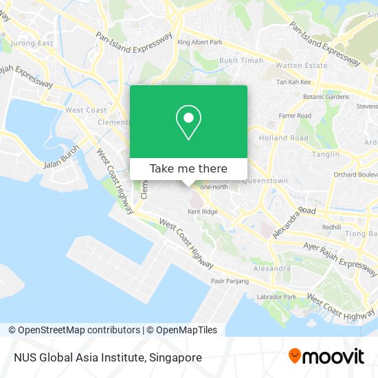 NUS Global Asia Institute map