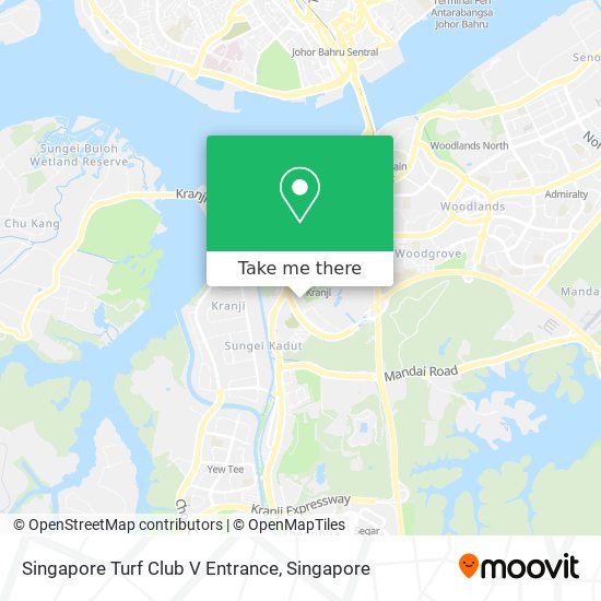 Singapore Turf Club V Entrance map