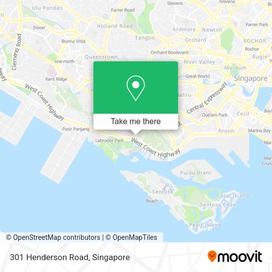 301 Henderson Road map