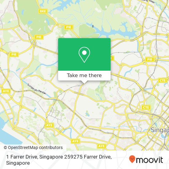1 Farrer Drive, Singapore 259275 Farrer Drive map