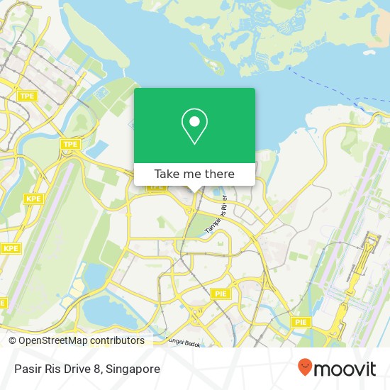 Pasir Ris Drive 8 map