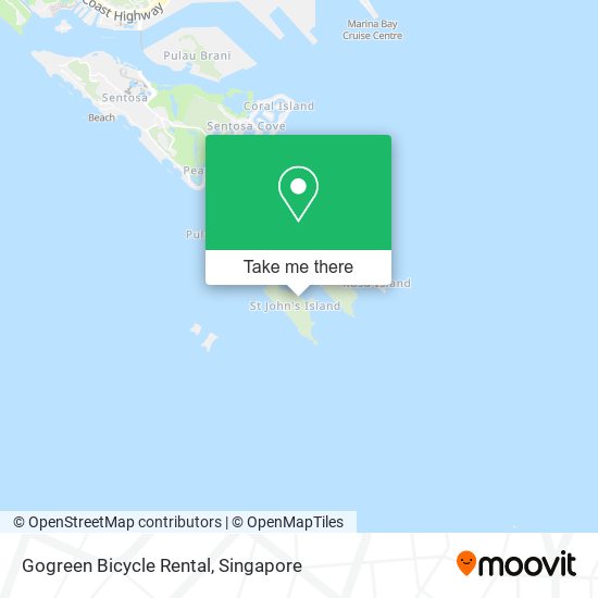 Gogreen Bicycle Rental map