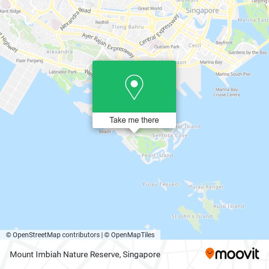 Mount Imbiah Nature Reserve map