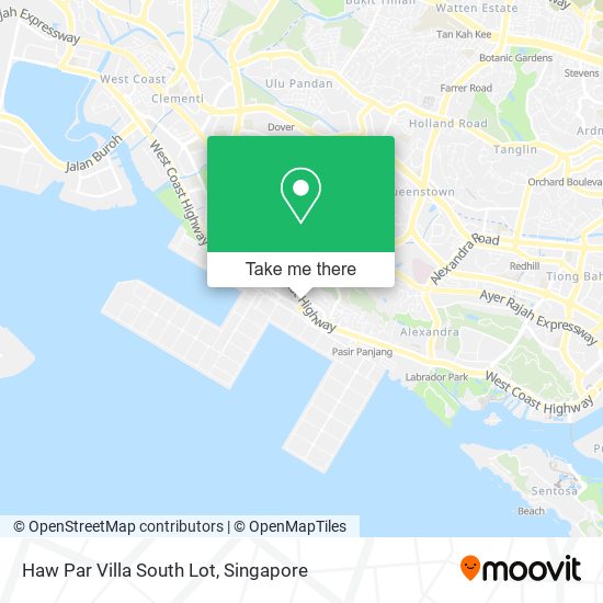 Haw Par Villa South Lot map