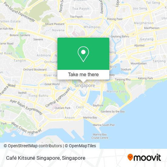 Café Kitsuné Singapore map