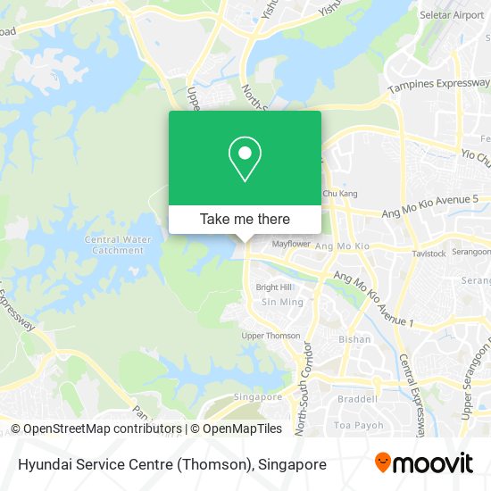 Hyundai Service Centre (Thomson) map