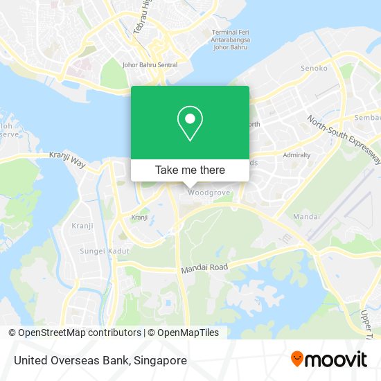 United Overseas Bank map