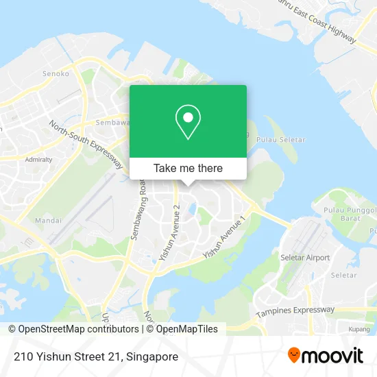 210 Yishun Street 21 map