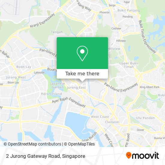 2 Jurong Gateway Road map