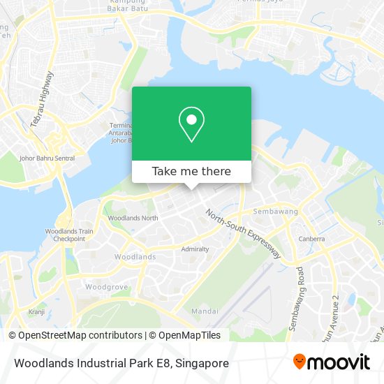 Woodlands Industrial Park E8地图