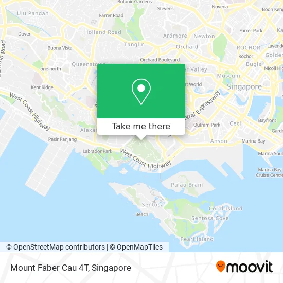 Mount Faber Cau 4T map