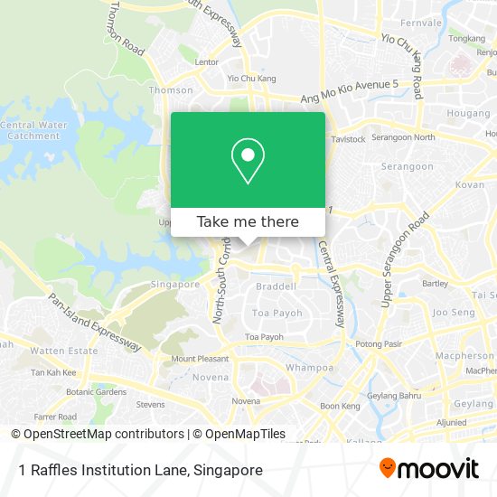 1 Raffles Institution Lane地图