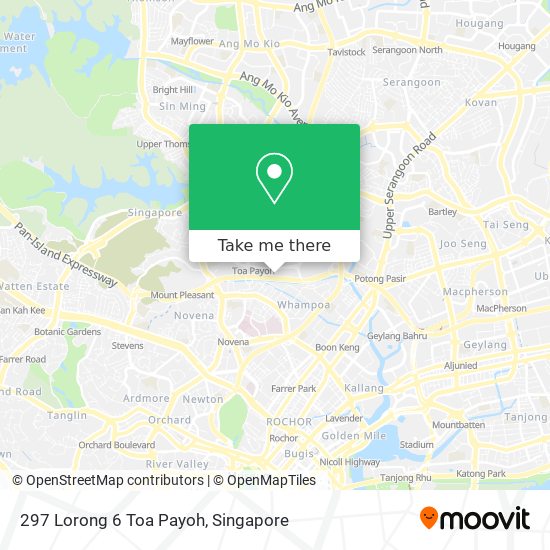 297 Lorong 6 Toa Payoh地图