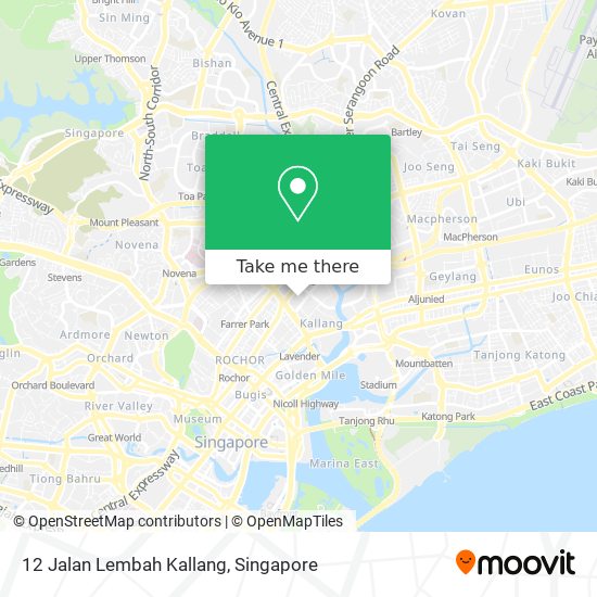 12 Jalan Lembah Kallang地图