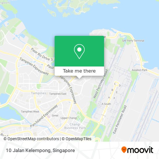 10 Jalan Kelempong map