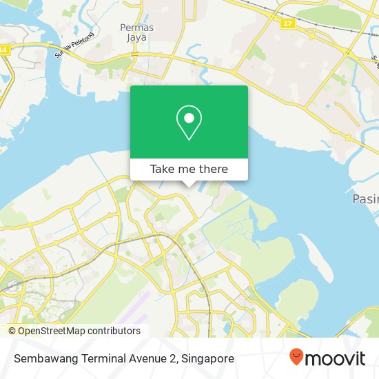 Sembawang Terminal Avenue 2 map