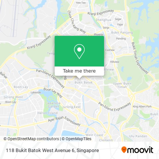 118 Bukit Batok West Avenue 6 map