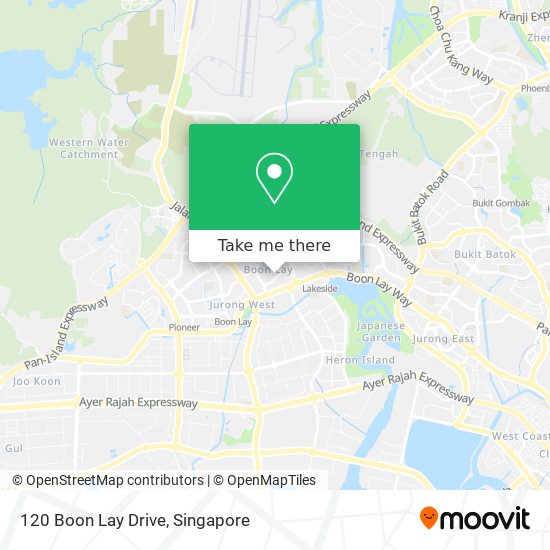 120 Boon Lay Drive map