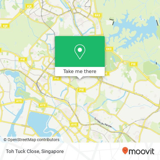 Toh Tuck Close地图