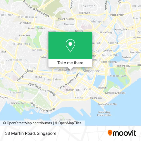 38 Martin Road map