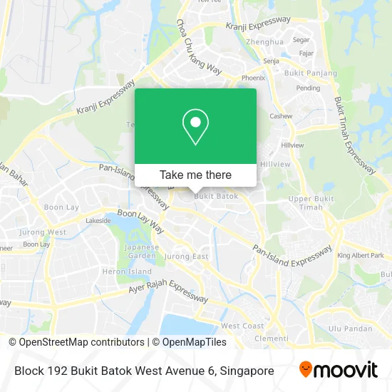 Block 192 Bukit Batok West Avenue 6地图