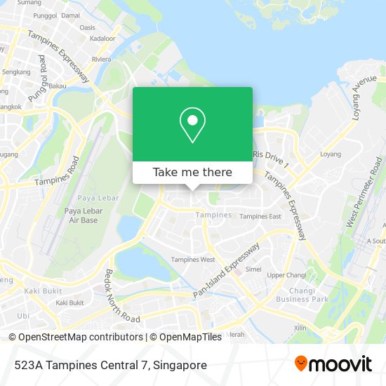 523A Tampines Central 7 map