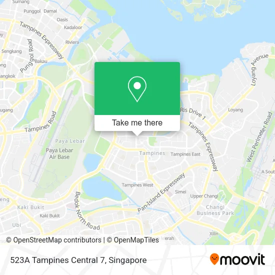 523A Tampines Central 7 map