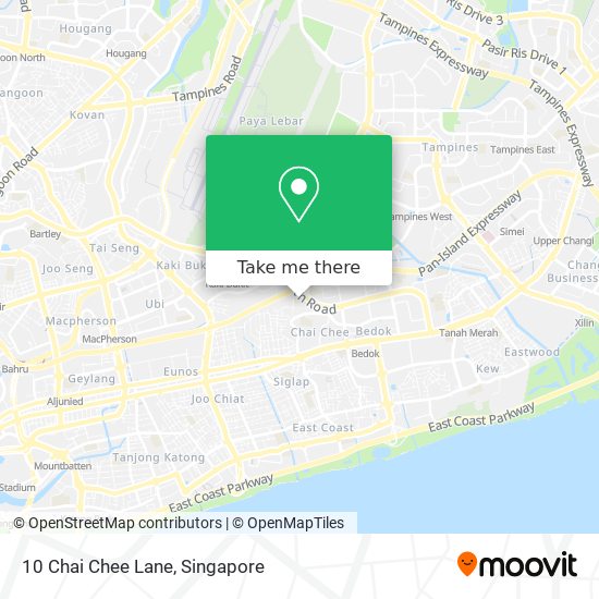 10 Chai Chee Lane地图