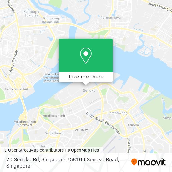 20 Senoko Rd, Singapore 758100 Senoko Road地图