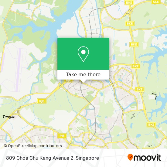 809 Choa Chu Kang Avenue 2 map