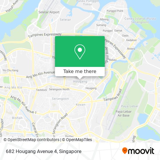 682 Hougang Avenue 4 map