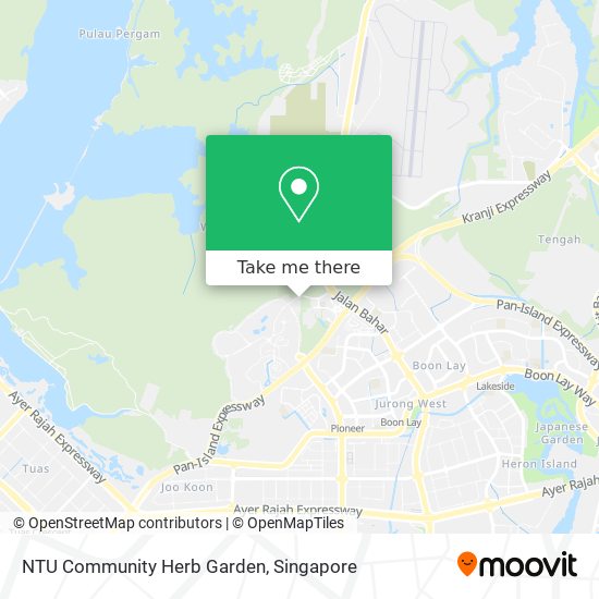 NTU Community Herb Garden map