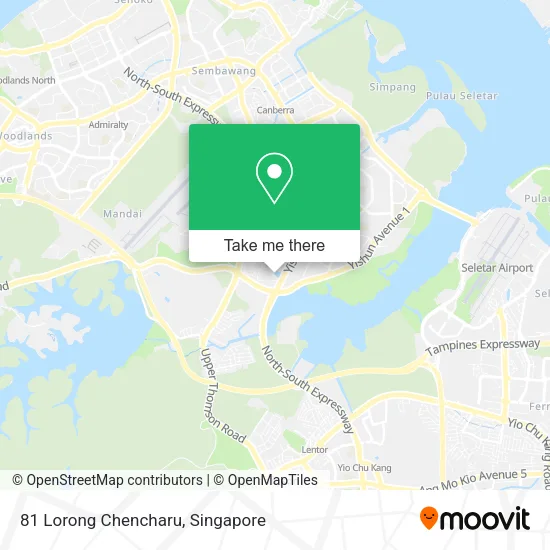 81 Lorong Chencharu map