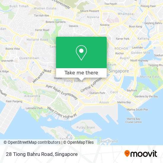 28 Tiong Bahru Road map